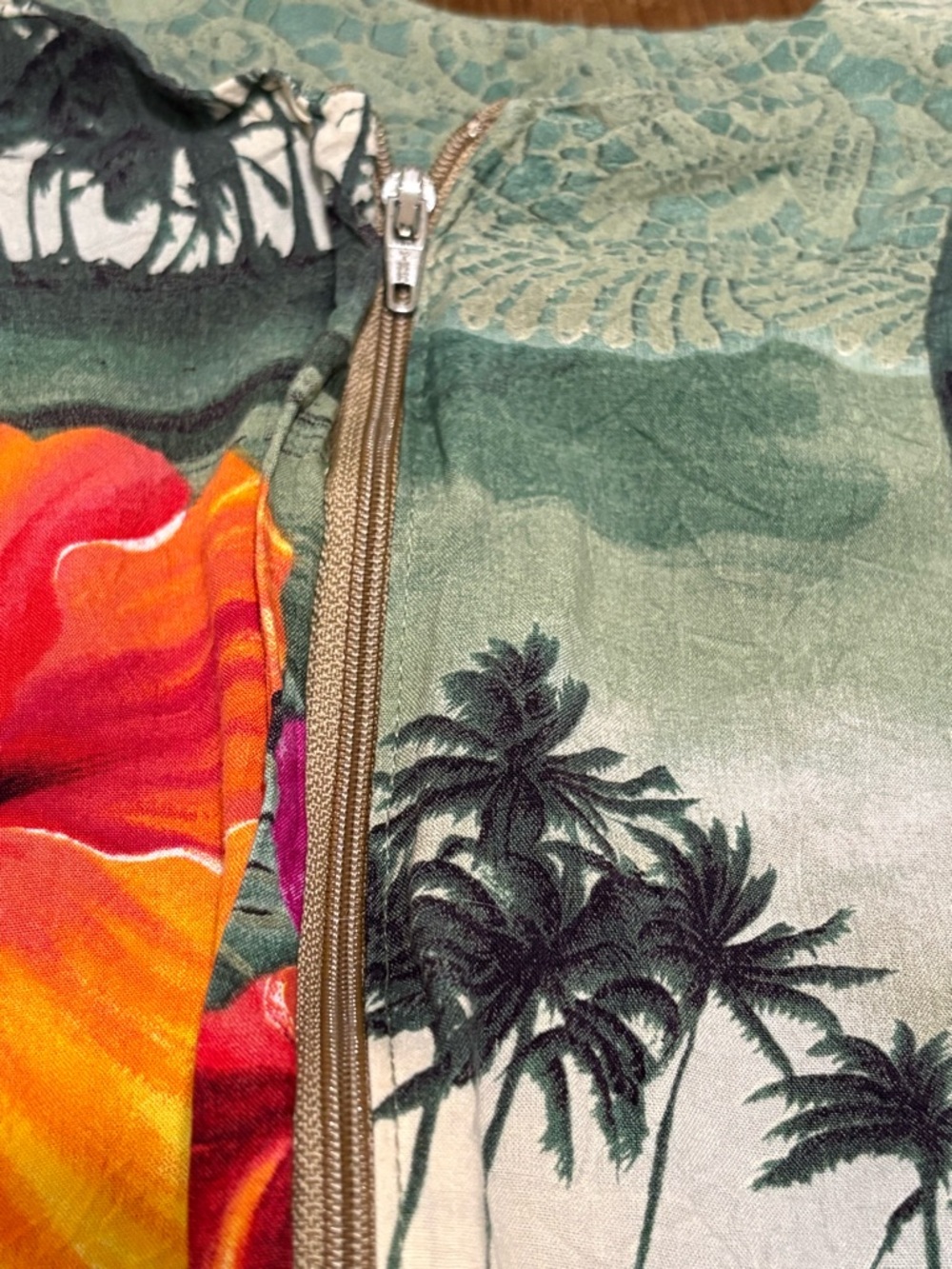 Vintage Jams World Women Hawaiian Sheath Tank Dress Size 5/Small Floral Hibiscus - Picture 6 of 8